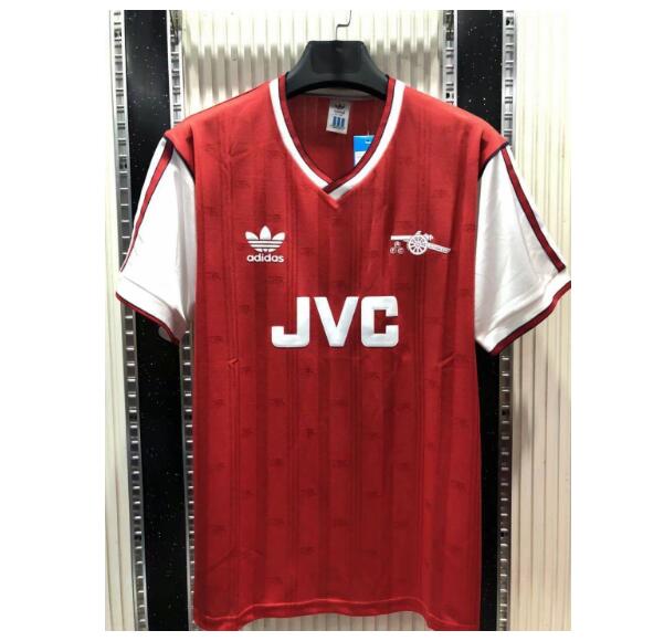 1988-99 Arsenal Retro Red Home Kit Soccer Jersey